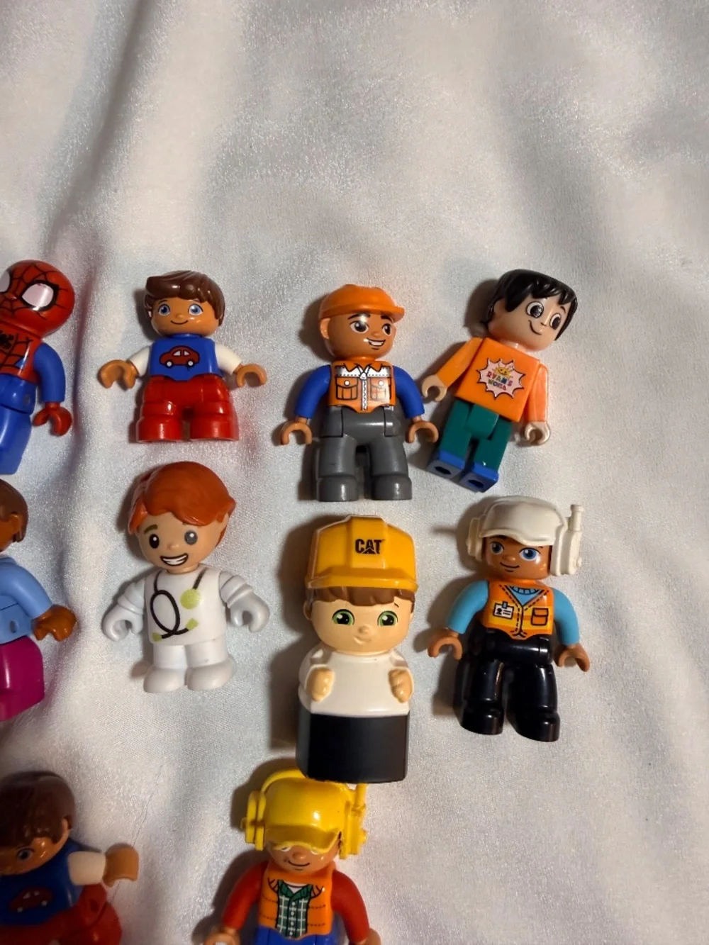 LEGO DUPLO 10 Figure Lot Spider-Man Workers Doctor